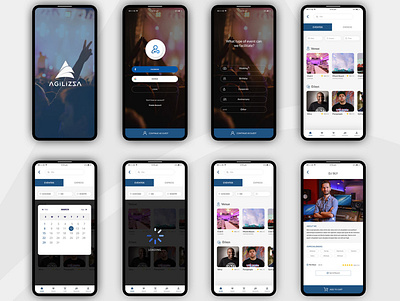 Agiliza Mobile App android app app app design cricket design mobile app ui ui ux ui ux design uiux