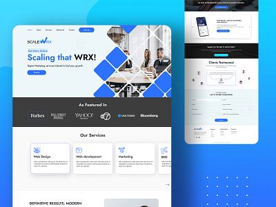 Scale WRX Website UI/UX Design design mobile app ui ux designer web ui ux website design