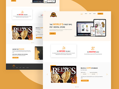 RPG Kitchen Website Design