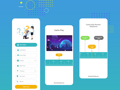 Quiz app design quiz app ui ux design ui ux designer