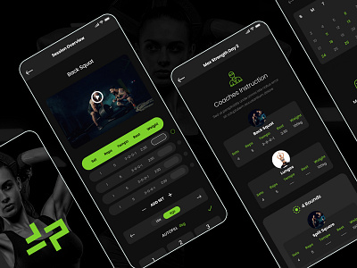 Gym App Design gym app design ui ux design