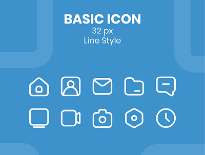 Icon 32px Line Basic icon icon design icon set iconography icons illustration vector