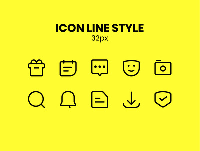 Icon Set Line icon icon design icon set iconography icons illustration ui