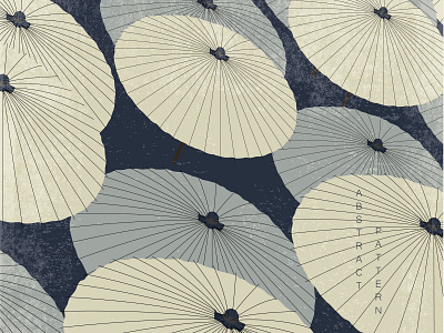Umbrella background vector. Geometric template