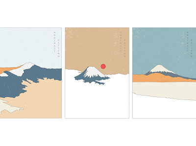 Fuji mountain background with art landscape vector. Abstract nat abstract asian background banner chinese forest fuji illustration japanese modern mountain mountains pattern vector