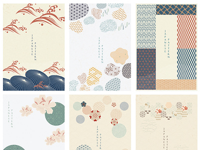 Japanese template vector. Geometric background. Umbrella, and ab abstract asian background banner cherryblossom chinese floral flower frame geometric illustration japanese modern pattern peony poster template vector wave