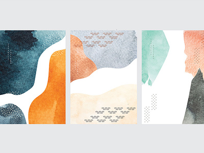 Japanese background with watercolor texture vector. Abstract tem abstract asian background banner chinese curve elements illustration japanese modern pattern postcard poster set template texture vector watercolor illustration wave