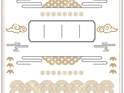 Japanese template with line pattern vector. Geometric background abstract asian background banner card chinese curve icon illustration japanese line modern pattern symbol template vector wave