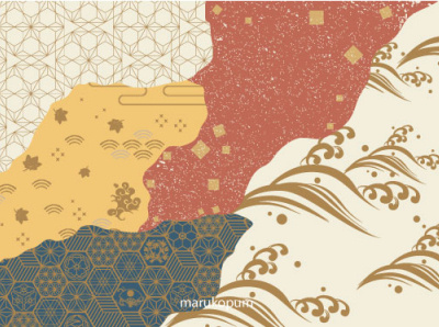 Japanese background with Asian vintage pattern vector. Abstract abstract art asian background banner chinese illustration japanese modern pattern vector vintage wave