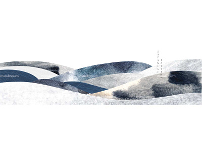 Abstract art with Mountain landscape layout design abstract background banner design grey and black illustration japanese landscape line pattern logo mountain pattern ui vector watercolor texture