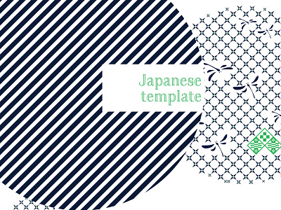 Japanese template vector. Blue line geometric background abstract asian background banner chinese illustration japanese modern pattern vector