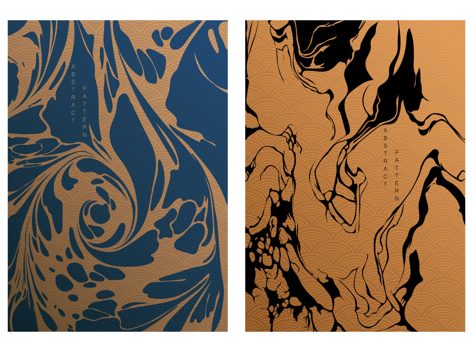 Abstract gradient pattern vector. Marble background. by marukopum on ...