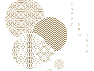 Circle shape with Japanese pattern template background. abstract asian background banner chinese circle geometric gold happy new year illustration japanese modern pattern vector