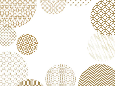 Japanese pattern background vector. Gold geometric cover design by ...