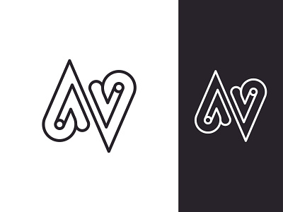n with love  Logo Design Brand | Logo identity Designer