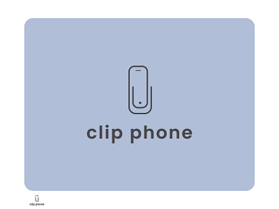 clip phone minimal flat logo design brand brand design brand identity branding clean clip creative logo flat flat logo logodesign logos logotype minimal minimalist phone