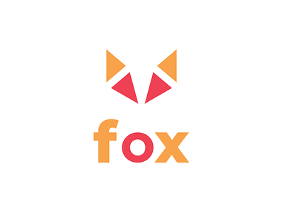 Fox logo, Minimalist, Colorful, Abstract mark animal brand design brand identity branding colorful logo creative logo design flat flat logo fox logo logo for branding logodesign logos minimal branding minimalist