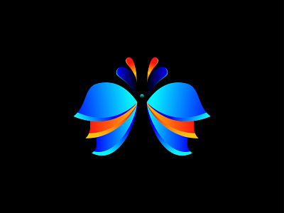 Colorful Butterfly animal app icon bird brand identity branding butterfly butterfly symbol colorful colorful butterfly creative logo design flat flat logo icon logo logos meditation minimalist modern logo design symbol