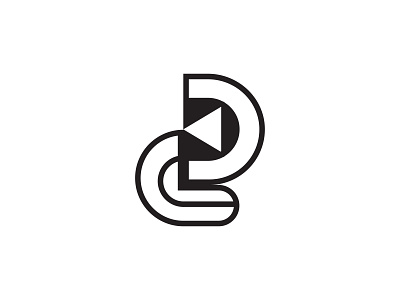 Play D & C brand design brand identity brand identity design branding c logo creative logo d c logo d logo design flat flat logo logo logos minimalist play play button
