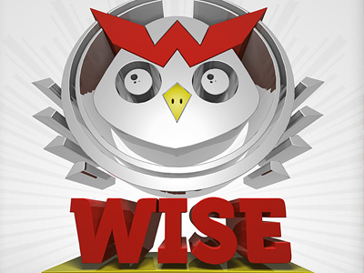 Wise Academy Logo 3d anthony design gargasz logo owl