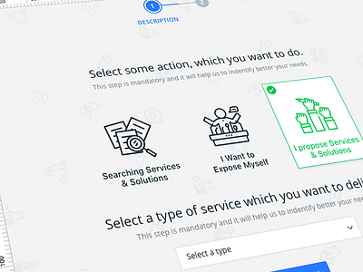 Form & Question Page card design field icons page question selector sketchapp steps ui ux web