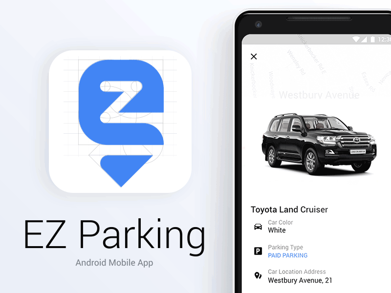 EZ Parking - Motion Design android animation app brand car motion parking placeholder