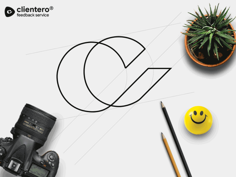 Clientero - Logotype Motion Presentation animated animation brand branding flower logo monogram motion presentation product smile