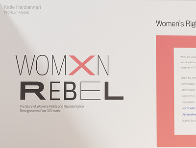 Womxn Rebel 3d model design exhibit design feminism invitation design timeline