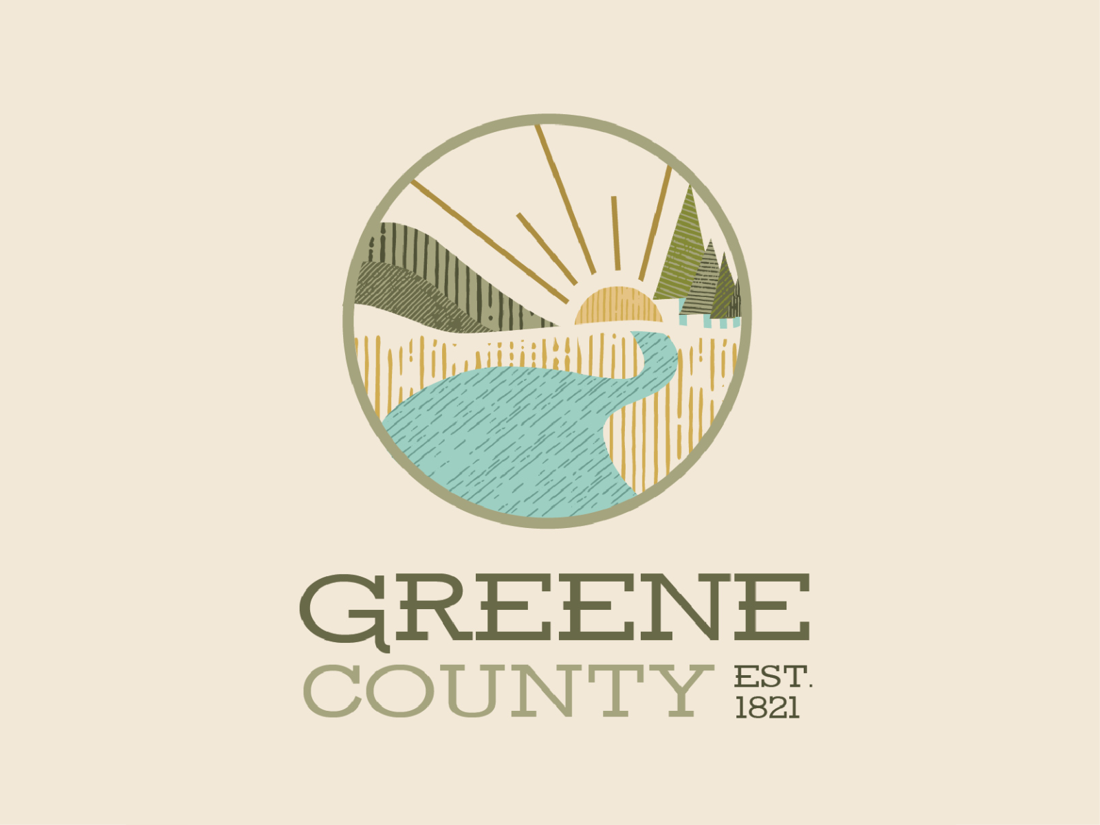 Greene County Branding by Katie Hardlannert on Dribbble