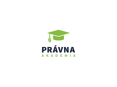 Law Academy Logo academic academy darkblue education green law logo paragraph slovak slovakia