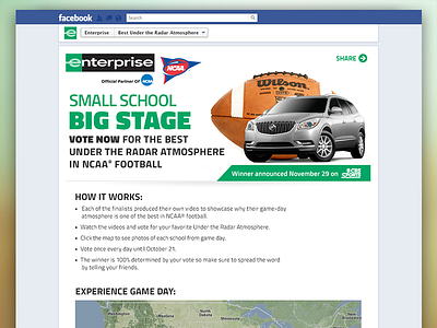 Enterprise NCAA Football Stadium Contest