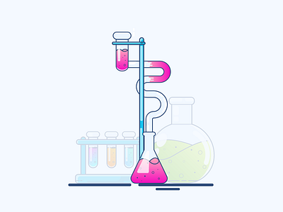 Chemistry 4 adobe illustrator art design flat flat design icon illustration illustrator simple vector