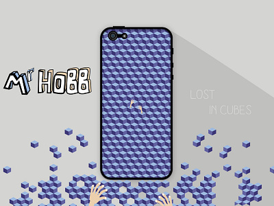 "Lost In Cubes" case with Extraverso ai case google illustrator iphone phonecase samsung