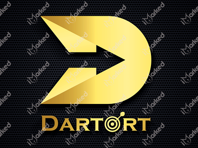 Dartort brand 3d mockup branding logodesign