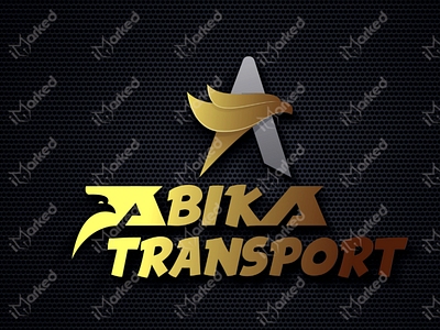 Logo for a courier and logistics company 3d mockup branding logodesign