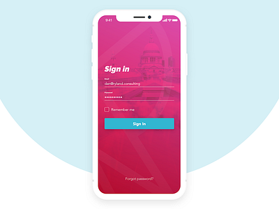 Daily UI Challenge #001 - Sign in