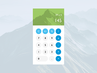 Daily UI Challenge #004 - Calculator 004 calculator dailyui dailyui004 design ui ux