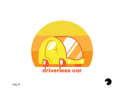 Driverless Car | Daily Logo Challenge #5 branding daily daily logo challenge dailylogochallenge driverlesscar holiday logo logo design