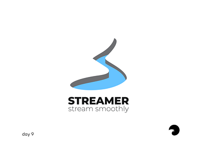 Streamer | Daily Logo Challenge branding daily daily logo daily logo challenge dailylogochallenge day9 logo logo design music musiclogo streaming