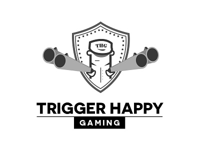 Gaming logo gaming guns illustration illustrator logo photoshop trigger