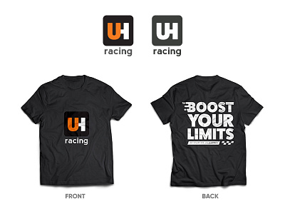 UH F1 Racing Logo car design f1 illustrator logo race racing student type typography uni vector