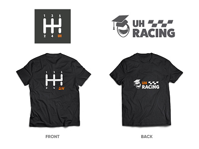 UH F1 Racing Logo No.2 car design f1 illustrator logo racing type typography