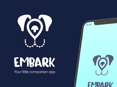 EmBark - Mobile Companion Application app branding design illustration logo ui