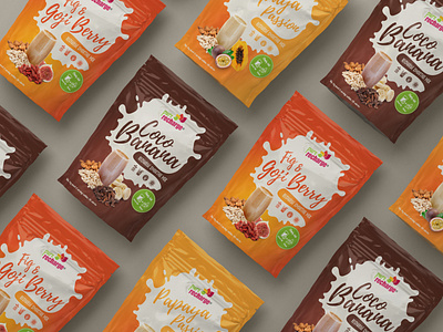 Pure Recharge - Smoothie Mix Package Design