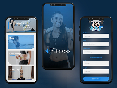 Female fitness app adobe illustrator adobe photoshop adobe xd adobexd app app design application design female female fitness fitness fitness app illustration ui uiux workout app