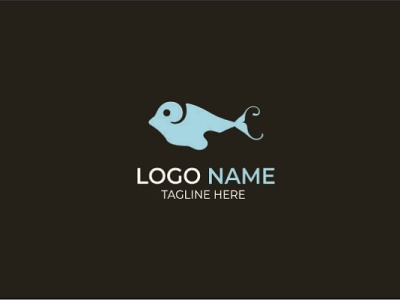 Fish ABstract Logo app branding design flat illustration logo logo design logodesign logotype vector