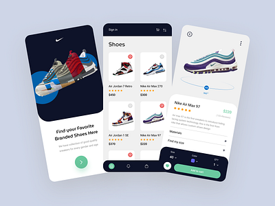 Mobile App - Shoes