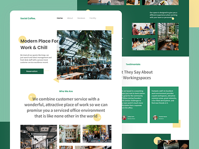 Landing Page - Social Coffee