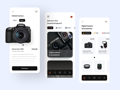 Mobile App - Camera Shop