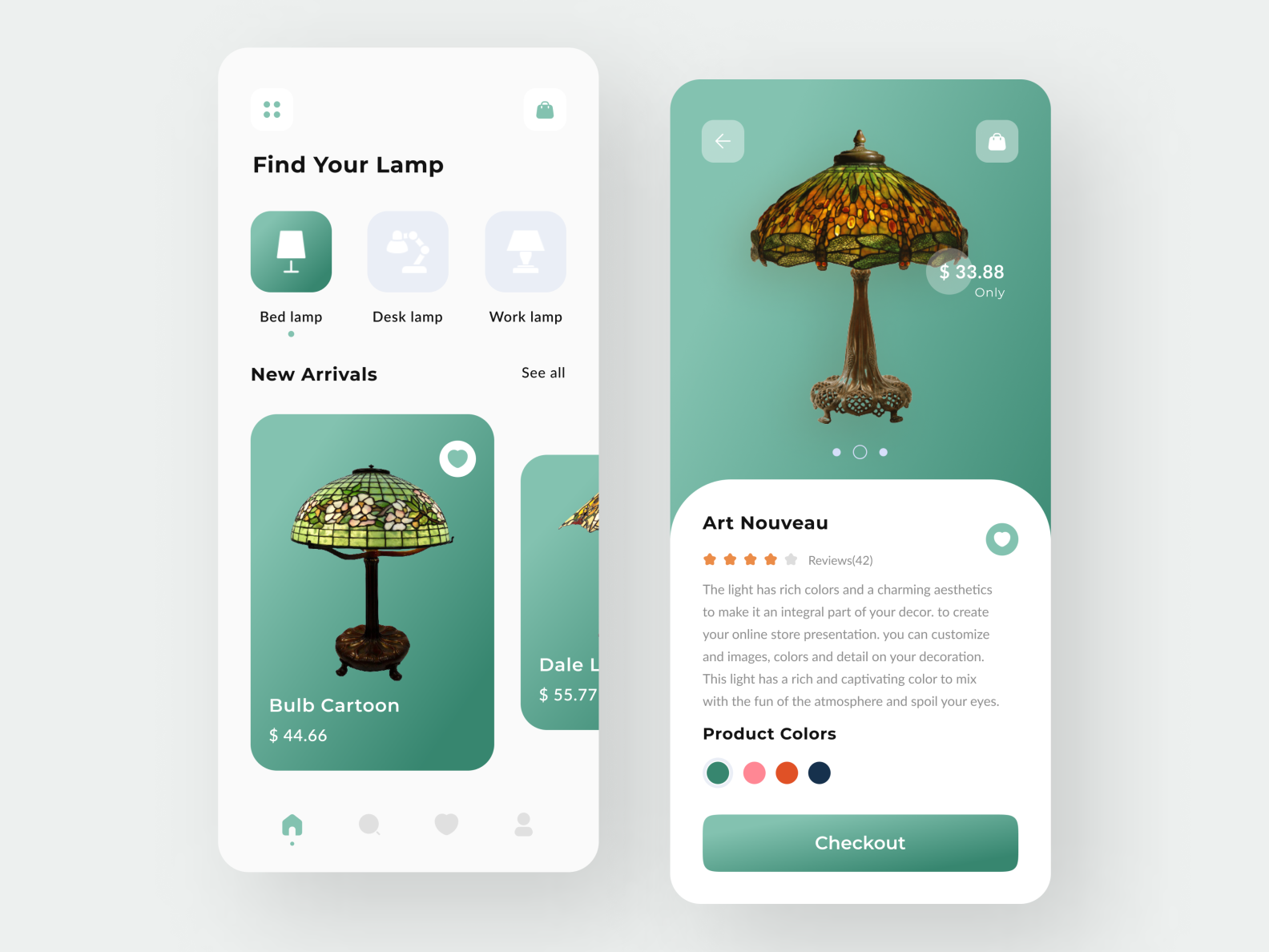 Mobile App Lamp Product by Raffialdo Bayu on Dribbble